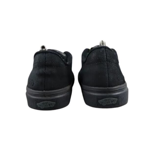 Vans Shoes Mens 6.5 Sneakers Rowley Pro Skate Black Leather Wafflecup Ultracush - Picture 8 of 16